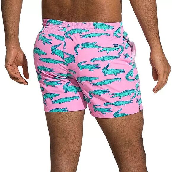 CHUBBIES Pink Alligator The Glades 7" Swim Trunks Shorts w/‎ Liner Men's Size L - Picture 7 of 7